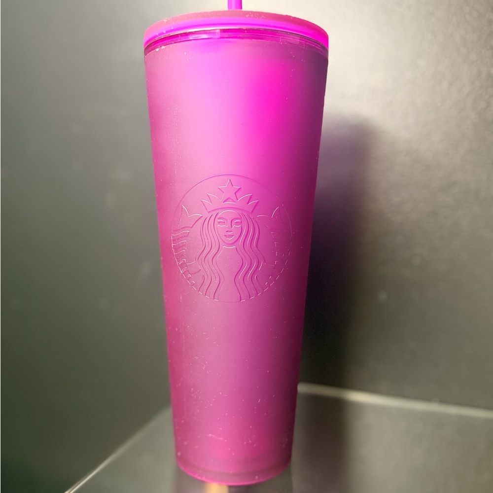 Starbucks purple Gradient Matte Reusable Tumbler
